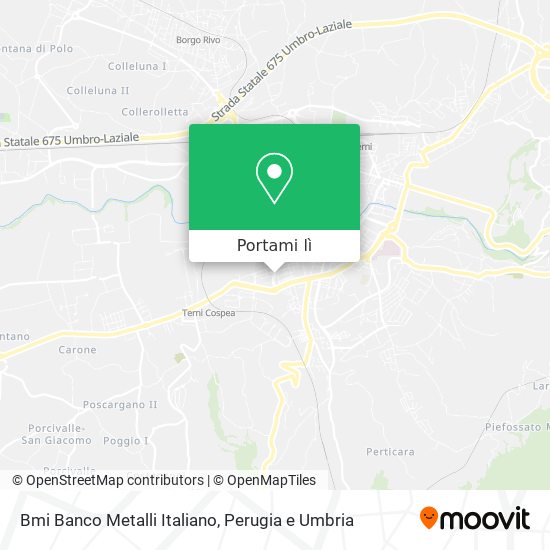 Mappa Bmi Banco Metalli Italiano