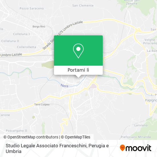 Mappa Studio Legale Associato Franceschini