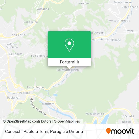 Mappa Caneschi Paolo a Terni