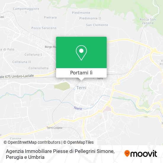 Mappa Agenzia Immobiliare Piesse di Pellegrini Simone
