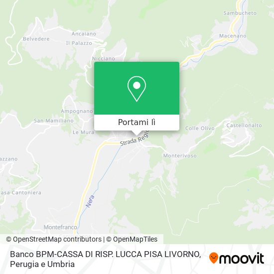 Mappa Banco BPM-CASSA DI RISP. LUCCA PISA LIVORNO