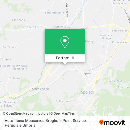 Mappa Autofficina Meccanica Broglioni Point Service