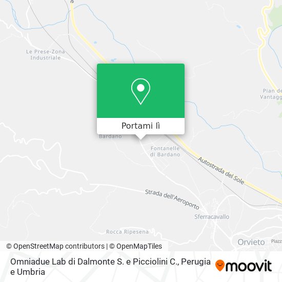 Mappa Omniadue Lab di Dalmonte S. e Picciolini C.