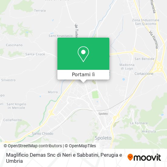 Mappa Maglificio Demas Snc di Neri e Sabbatini