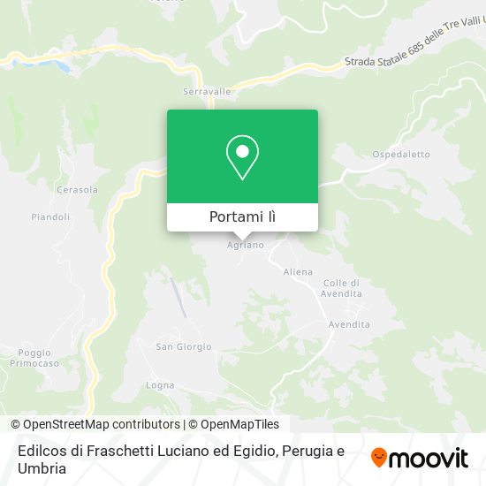 Mappa Edilcos di Fraschetti Luciano ed Egidio