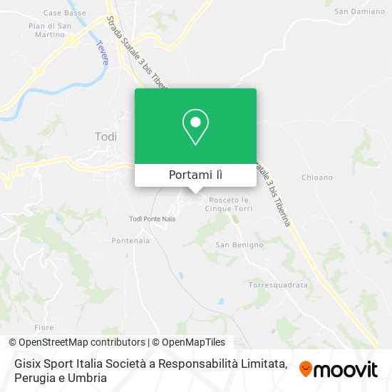 Mappa Gisix Sport Italia Società a Responsabilità Limitata