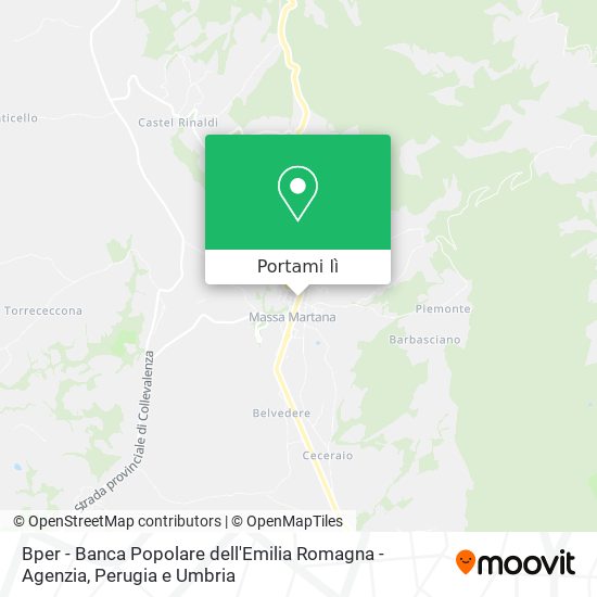 Mappa Bper - Banca Popolare dell'Emilia Romagna - Agenzia