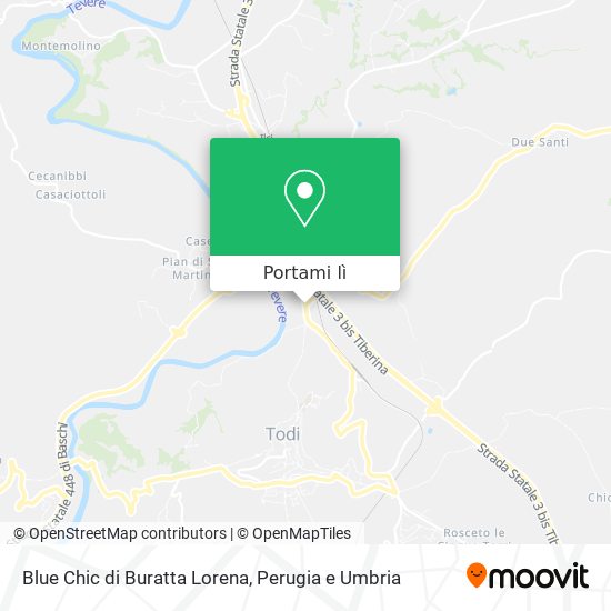 Mappa Blue Chic di Buratta Lorena