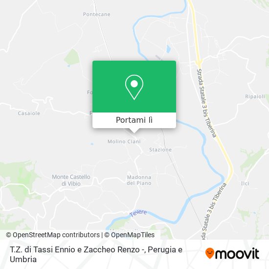 Mappa T.Z. di Tassi Ennio e Zaccheo Renzo -