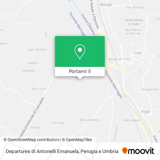 Mappa Departures di Antonelli Emanuela