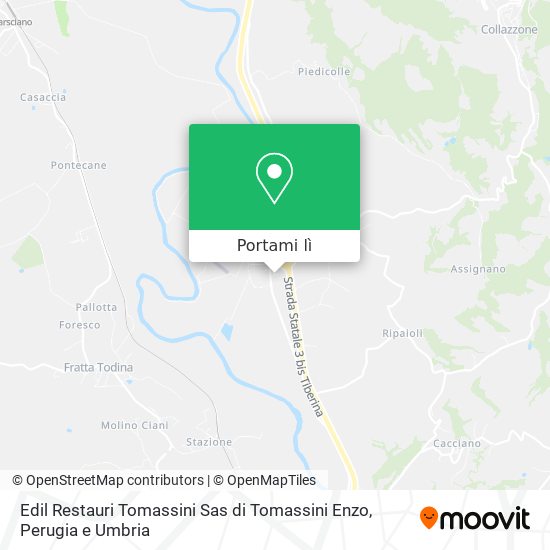 Mappa Edil Restauri Tomassini Sas di Tomassini Enzo