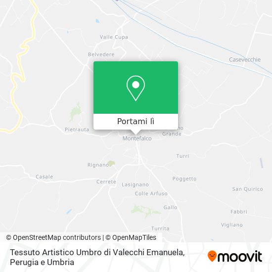 Mappa Tessuto Artistico Umbro di Valecchi Emanuela