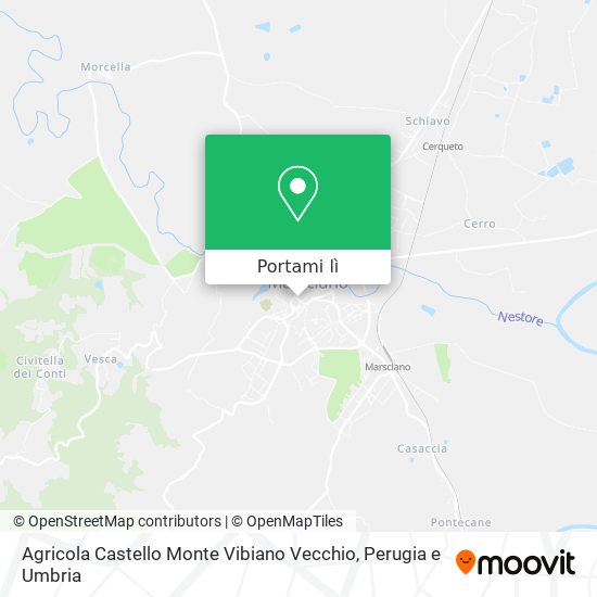 Mappa Agricola Castello Monte Vibiano Vecchio