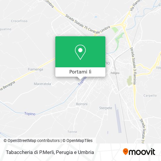 Mappa Tabaccheria di P.Merli