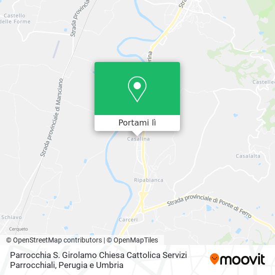 Mappa Parrocchia S. Girolamo Chiesa Cattolica Servizi Parrocchiali