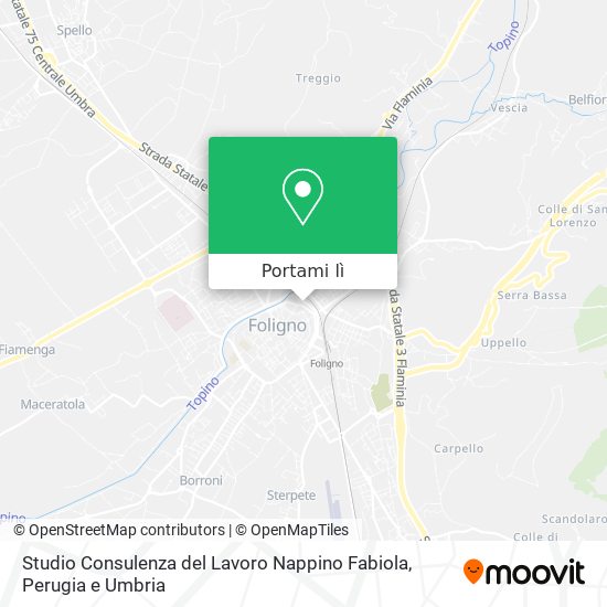 Mappa Studio Consulenza del Lavoro Nappino Fabiola