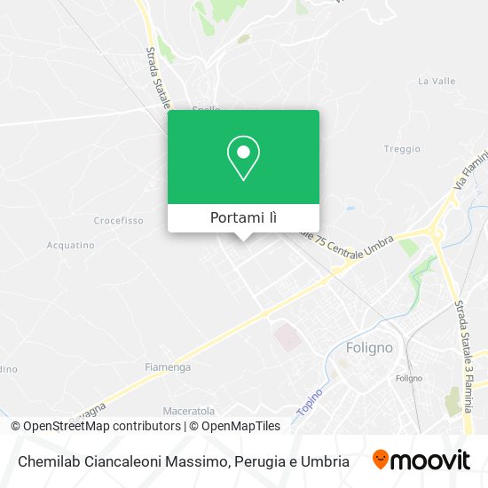 Mappa Chemilab Ciancaleoni Massimo