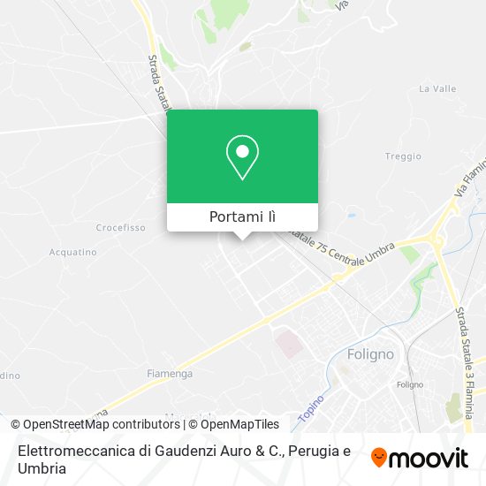 Mappa Elettromeccanica di Gaudenzi Auro & C.