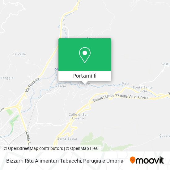 Mappa Bizzarri Rita Alimentari Tabacchi