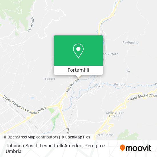 Mappa Tabasco Sas di Lesandrelli Amedeo