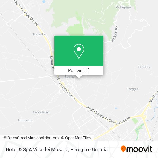 Mappa Hotel & SpA Villa dei Mosaici