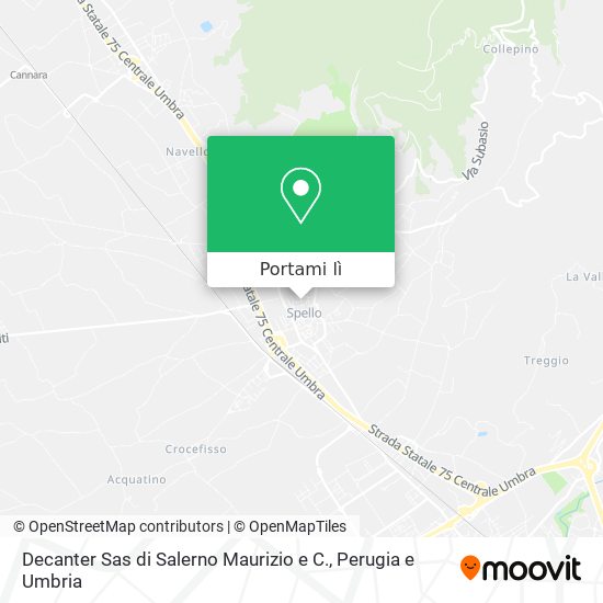 Mappa Decanter Sas di Salerno Maurizio e C.