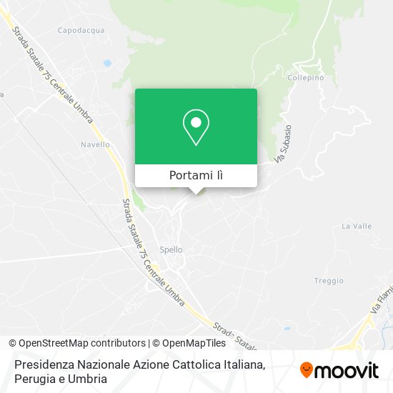 Mappa Presidenza Nazionale Azione Cattolica Italiana