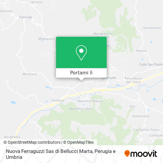Mappa Nuova Ferraguzzi Sas di Bellucci Marta