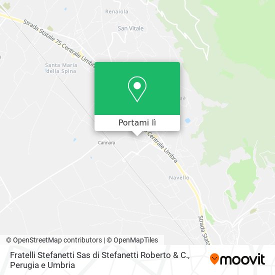 Mappa Fratelli Stefanetti Sas di Stefanetti Roberto & C.