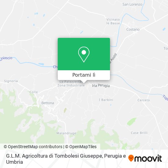Mappa G.L.M. Agricoltura di Tombolesi Giuseppe
