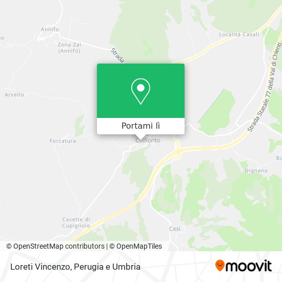 Mappa Loreti Vincenzo