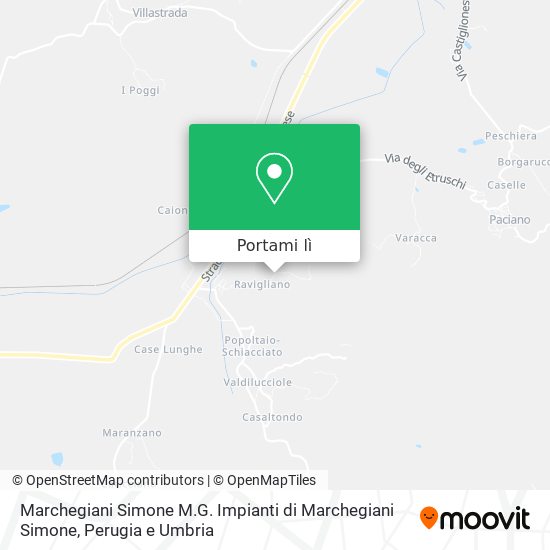 Mappa Marchegiani Simone M.G. Impianti di Marchegiani Simone