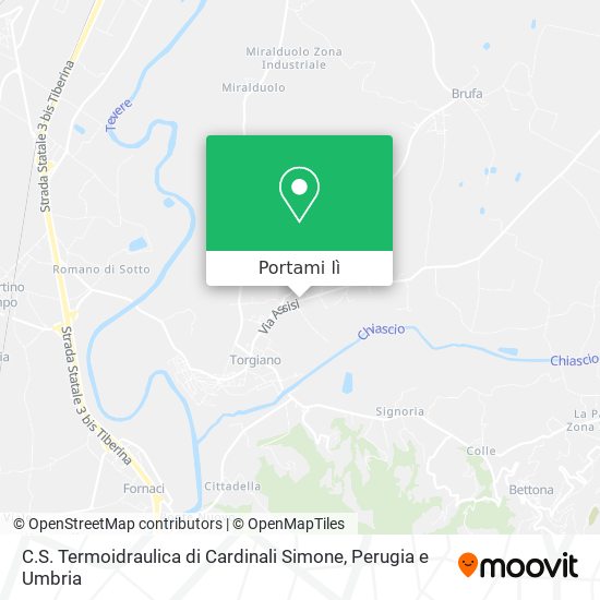 Mappa C.S. Termoidraulica di Cardinali Simone