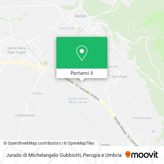 Mappa Jurado di Michelangelo Gubbiotti