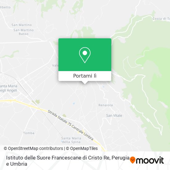 Mappa Istituto delle Suore Francescane di Cristo Re