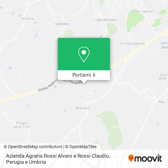 Mappa Azienda Agraria Rossi Alvaro e Rossi Claudio