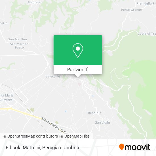 Mappa Edicola Matteini
