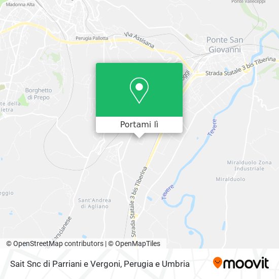 Mappa Sait Snc di Parriani e Vergoni