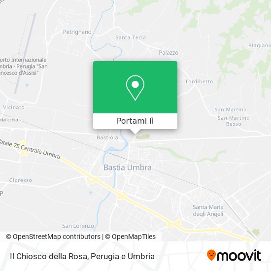 Mappa Il Chiosco della Rosa