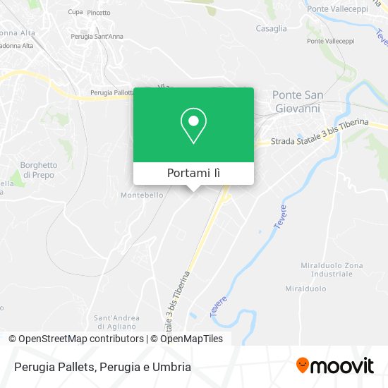 Mappa Perugia Pallets