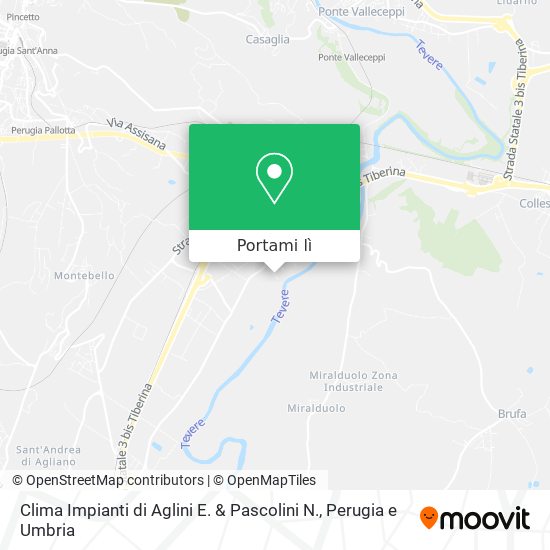 Mappa Clima Impianti di Aglini E. & Pascolini N.