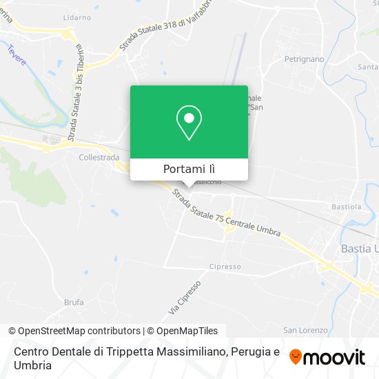 Mappa Centro Dentale di Trippetta Massimiliano