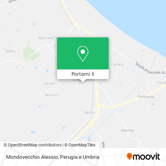 Mappa Mondovecchio Alessio