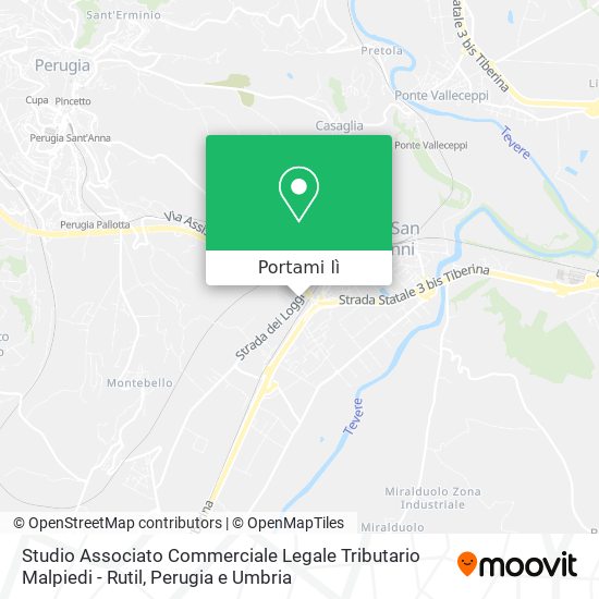 Mappa Studio Associato Commerciale Legale Tributario Malpiedi - Rutil