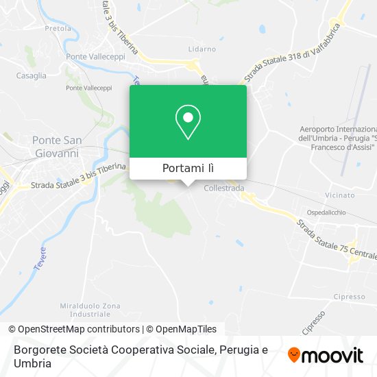 Mappa Borgorete Società Cooperativa Sociale