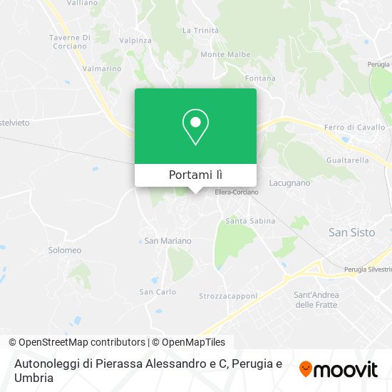 Mappa Autonoleggi di Pierassa Alessandro e C
