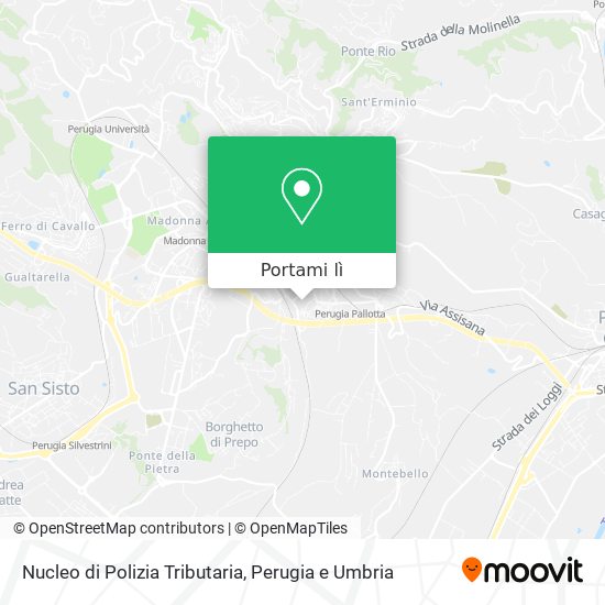 Mappa Nucleo di Polizia Tributaria