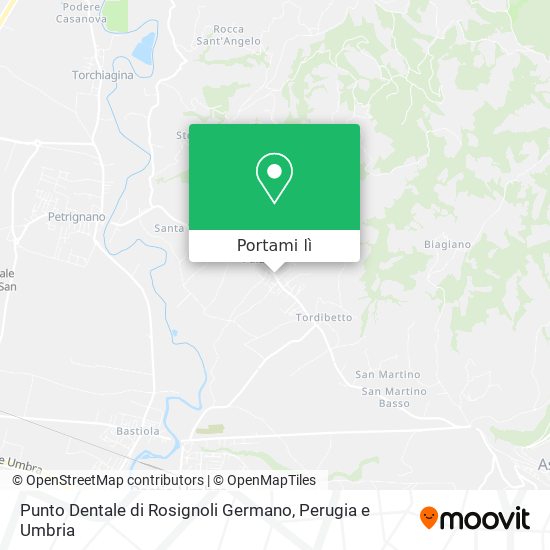 Mappa Punto Dentale di Rosignoli Germano