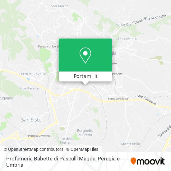 Mappa Profumeria Babette di Pasculli Magda
