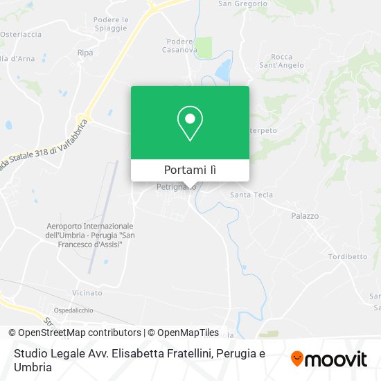 Mappa Studio Legale Avv. Elisabetta Fratellini